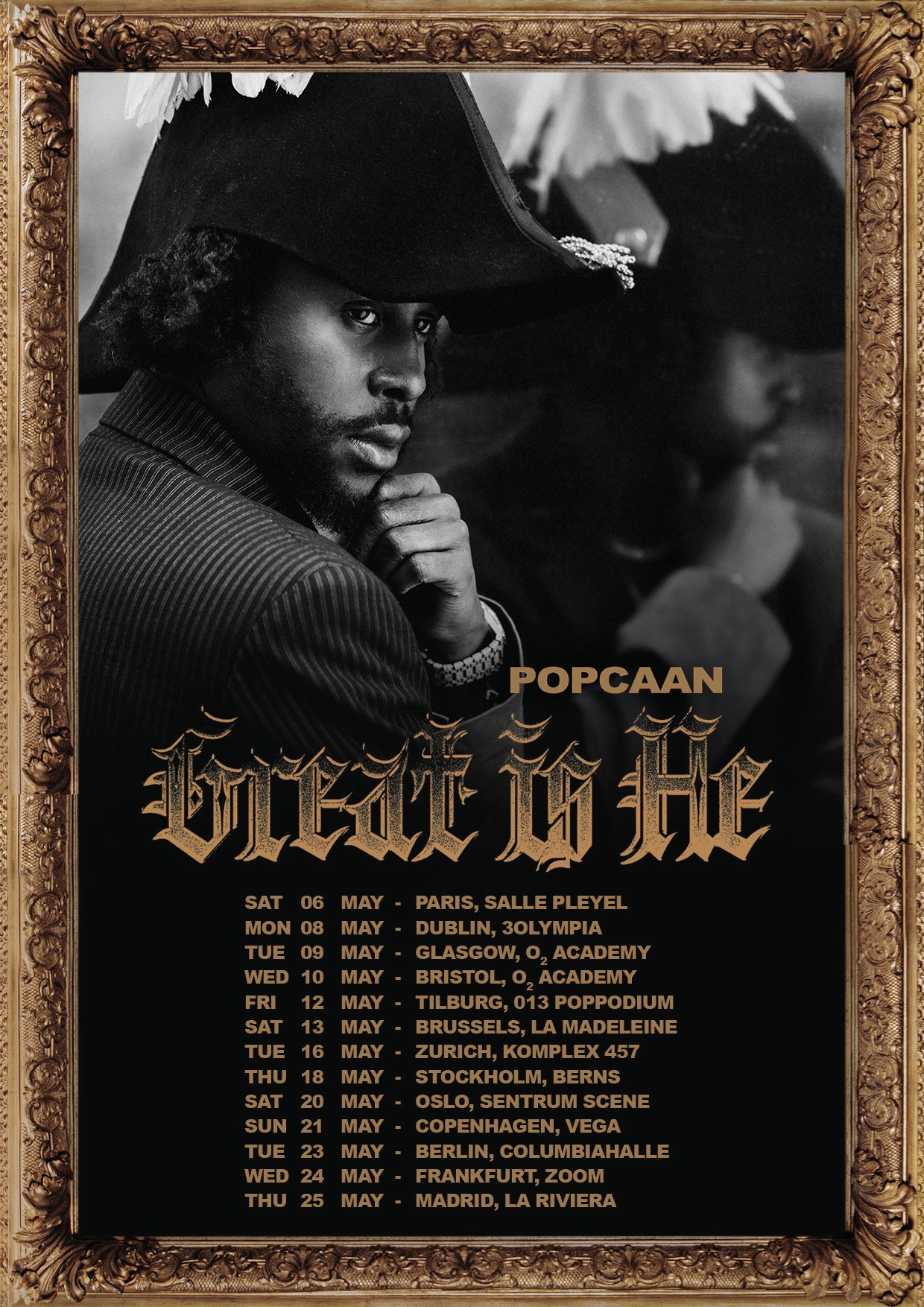 Popcaan Tour Poster